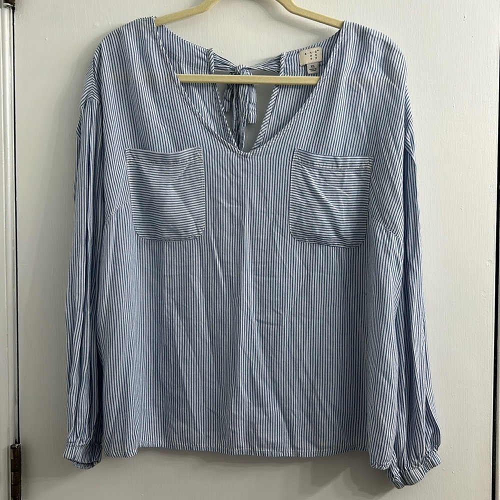 a new day woman’s long sleeve, lightweight shirt - size XL